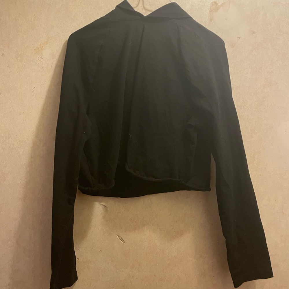 Women's Black Pullover Jacket